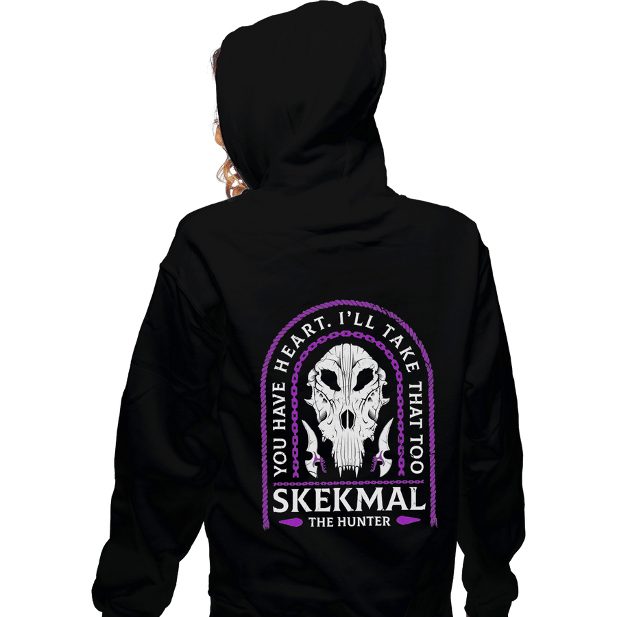 Shirts Pullover Hoodies, Unisex / Small / Black Skekmal The Hunter