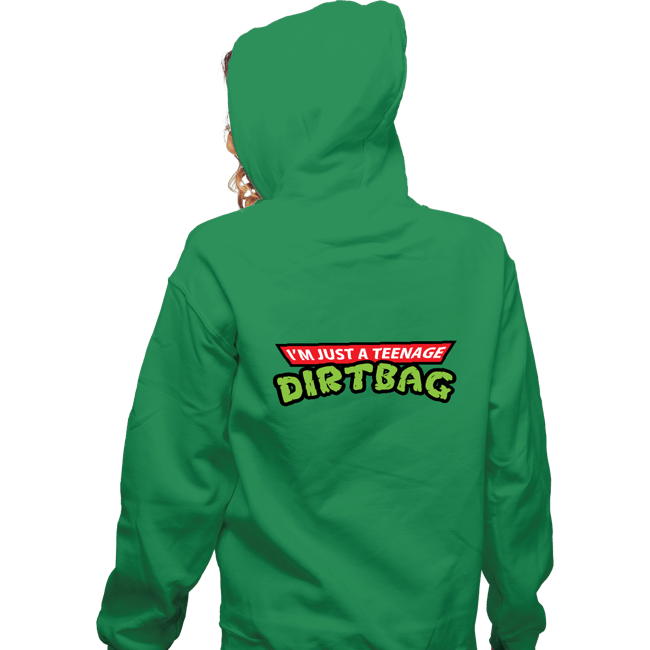 Secret_Shirts Zippered Hoodies, Unisex / Small / Irish Green Teenage Dirtbag