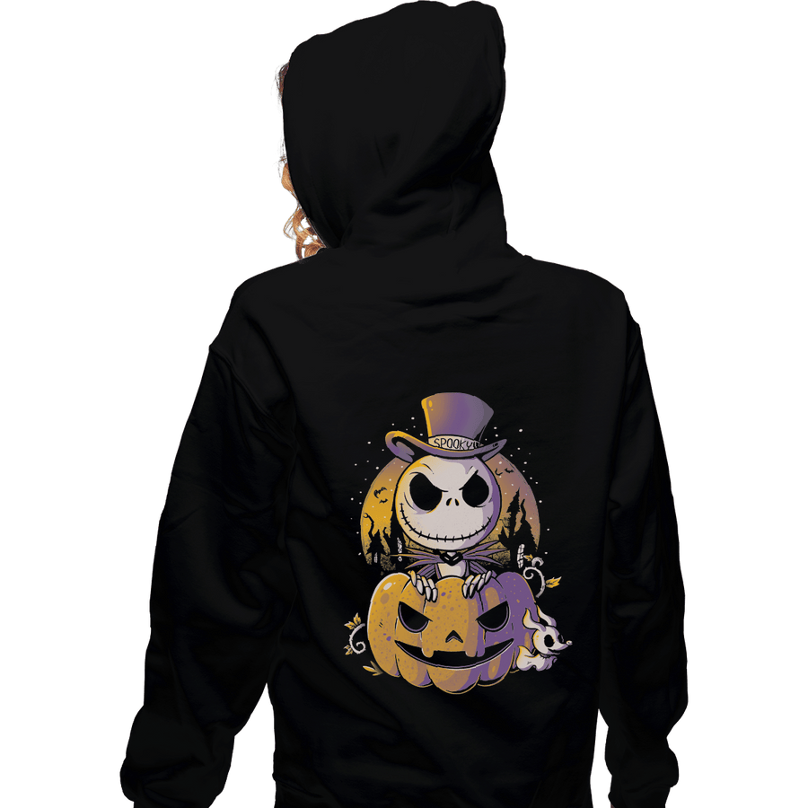Shirts Pullover Hoodies, Unisex / Small / Black Spooky Jack