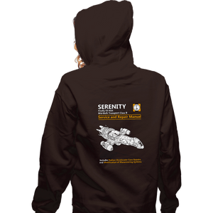 Shirts Zippered Hoodies, Unisex / Small / Dark Chocolate Serenity Service And Repair Manual