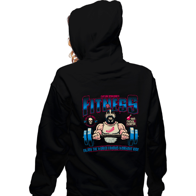 Daily_Deal_Shirts Zippered Hoodies, Unisex / Small / Black Spaulding's Fitness