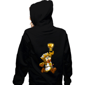 Daily_Deal_Shirts Zippered Hoodies, Unisex / Small / Black Super Grail Bros
