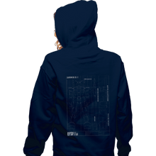 Load image into Gallery viewer, Secret_Shirts Zippered Hoodies, Unisex / Small / Navy RX 78 2 Blueprint
