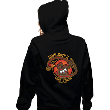 Load image into Gallery viewer, Daily_Deal_Shirts Zippered Hoodies, Unisex / Small / Black Dhalsim&#39;s Yoga Studio
