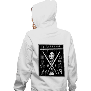 Secret_Shirts Zippered Hoodies, Unisex / Small / White Crafting Is Fun Secret Sale