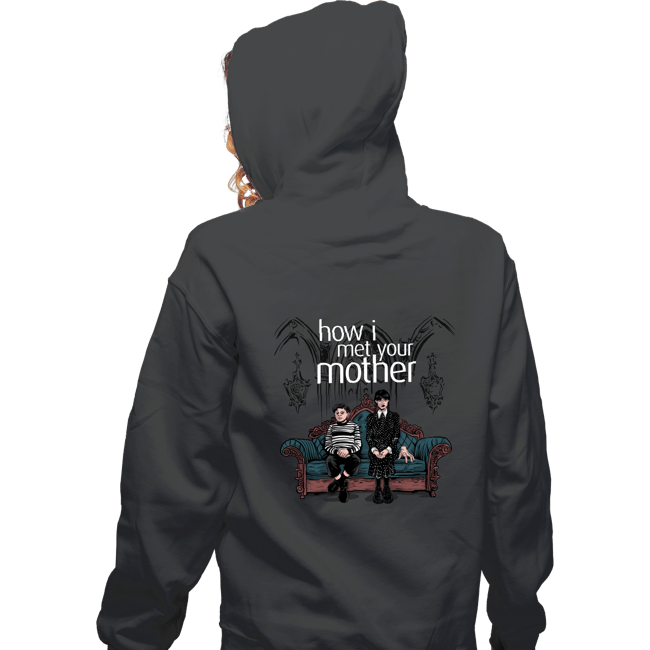 Secret_Shirts Zippered Hoodies, Unisex / Small / Dark Heather How I Met Morticia