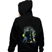 Load image into Gallery viewer, Shirts Zippered Hoodies, Unisex / Small / Black Dark Maleficent
