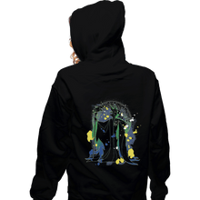 Load image into Gallery viewer, Shirts Zippered Hoodies, Unisex / Small / Black Dark Maleficent
