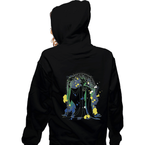 Shirts Zippered Hoodies, Unisex / Small / Black Dark Maleficent