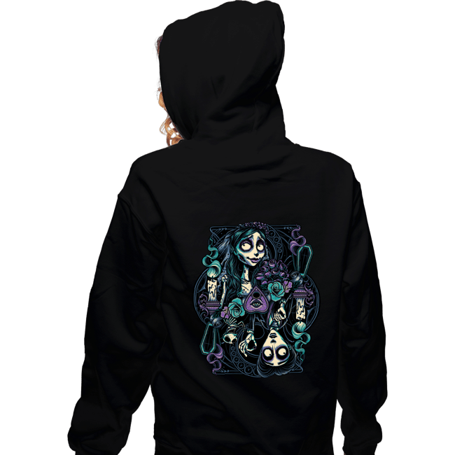 Daily_Deal_Shirts Zippered Hoodies, Unisex / Small / Black Bride & Victor Card