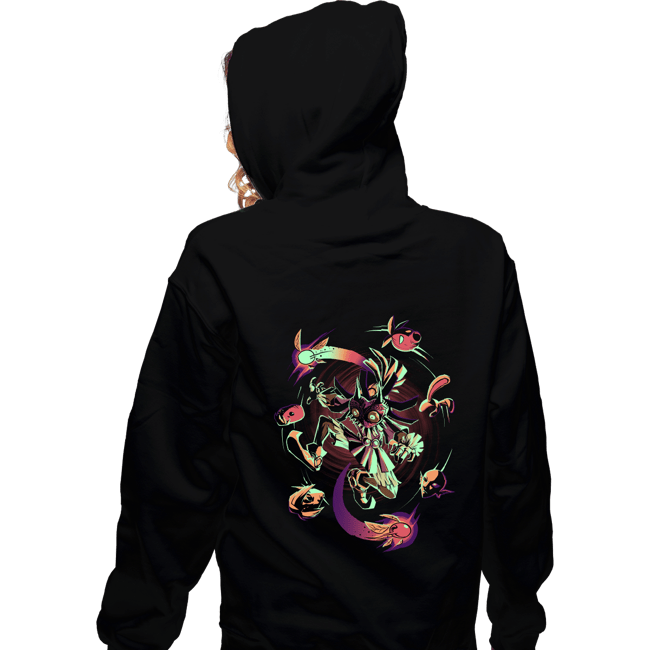 Daily_Deal_Shirts Zippered Hoodies, Unisex / Small / Black Terrible Fate.