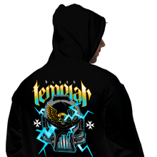Load image into Gallery viewer, Sold_Out_Shirts Zippered Hoodies, Unisex / Small / Black Black Templar Metal
