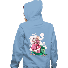 Load image into Gallery viewer, Shirts Zippered Hoodies, Unisex / Small / Royal Blue Princess Peach
