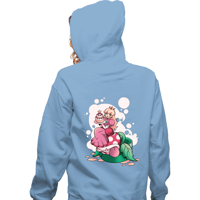 Shirts Zippered Hoodies, Unisex / Small / Royal Blue Princess Peach