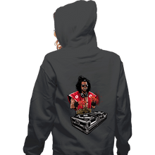 Load image into Gallery viewer, Secret_Shirts Zippered Hoodies, Unisex / Small / Dark Heather DJ Sho Nuff
