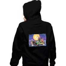 Load image into Gallery viewer, Daily_Deal_Shirts Zippered Hoodies, Unisex / Small / Black Driving Home For Christmas!
