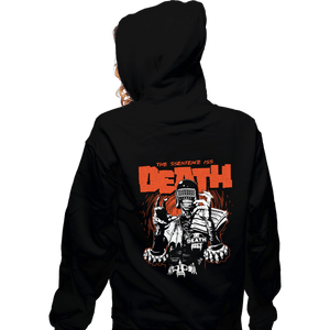 Daily_Deal_Shirts Zippered Hoodies, Unisex / Small / Black Death Sentence