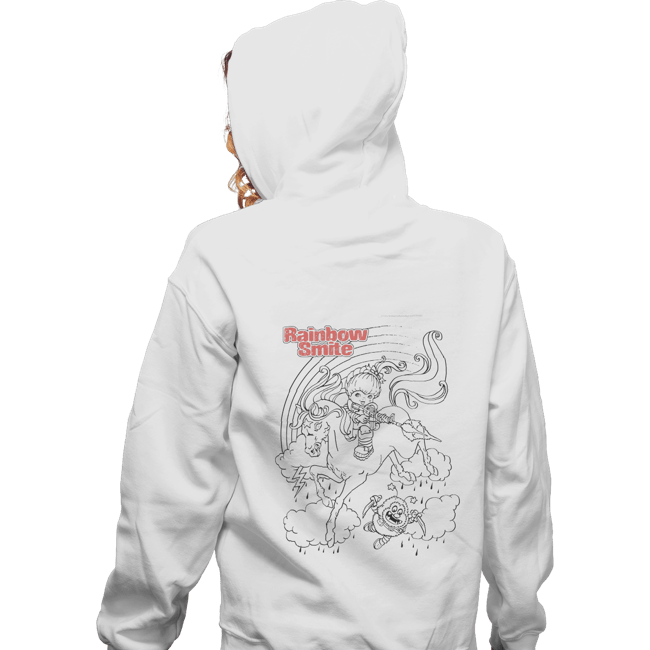 Secret_Shirts Zippered Hoodies, Unisex / Small / White Rainbow Smite