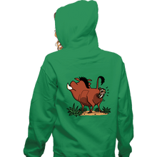 Load image into Gallery viewer, Daily_Deal_Shirts Zippered Hoodies, Unisex / Small / Irish Green Savannah Detective
