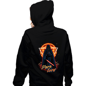 Shirts Zippered Hoodies, Unisex / Small / Black Retro Dark Lord