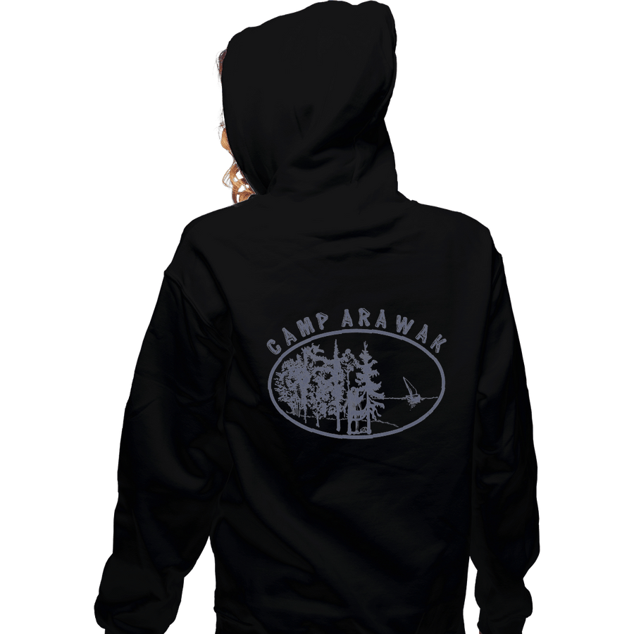 Shirts Zippered Hoodies, Unisex / Small / Black Camp Arawak