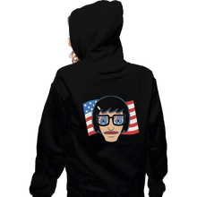 Load image into Gallery viewer, Shirts Zippered Hoodies, Unisex / Small / Black Star Spangled Butt

