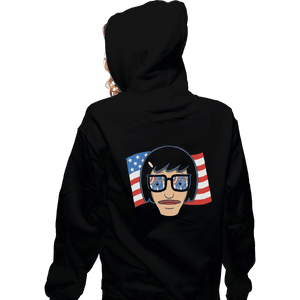 Shirts Zippered Hoodies, Unisex / Small / Black Star Spangled Butt