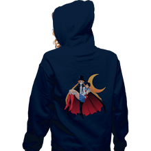 Load image into Gallery viewer, Secret_Shirts Zippered Hoodies, Unisex / Small / Navy Sailor Tuxedo
