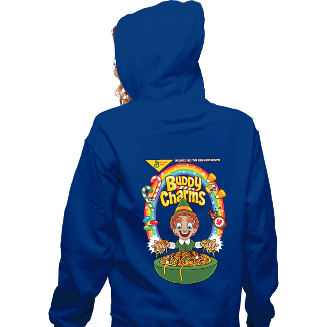 Daily_Deal_Shirts Zippered Hoodies, Unisex / Small / Royal Blue Buddy Charms