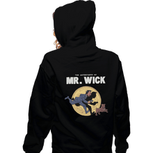 Load image into Gallery viewer, Shirts Zippered Hoodies, Unisex / Small / Black The Adventures Of Mr. Wick
