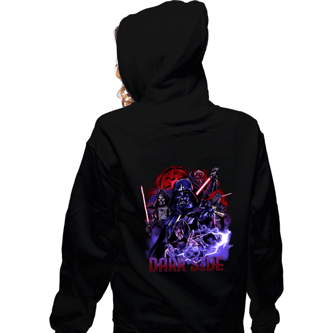 Shirts Zippered Hoodies, Unisex / Small / Black Dark Sides