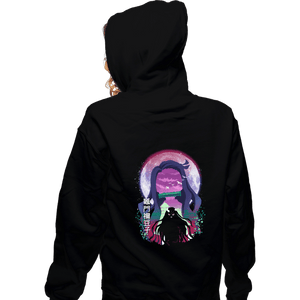 Daily_Deal_Shirts Zippered Hoodies, Unisex / Small / Black Demon  Nezuko