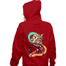 Load image into Gallery viewer, Daily_Deal_Shirts Zippered Hoodies, Unisex / Small / Red Dual Sword Users
