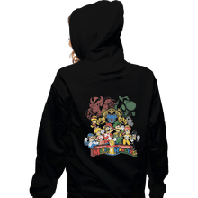 Load image into Gallery viewer, Shirts Zippered Hoodies, Unisex / Small / Black Mushroom Rangers
