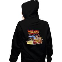 Load image into Gallery viewer, Daily_Deal_Shirts Zippered Hoodies, Unisex / Small / Black Back to Bedrock
