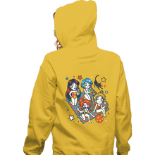 Load image into Gallery viewer, Secret_Shirts Zippered Hoodies, Unisex / Small / White Summer Moon
