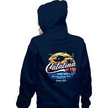 Load image into Gallery viewer, Shirts Zippered Hoodies, Unisex / Small / Navy Catalina Wine Mixer
