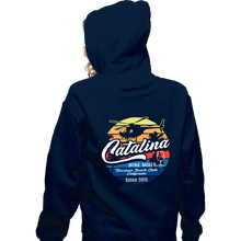 Load image into Gallery viewer, Shirts Zippered Hoodies, Unisex / Small / Navy Catalina Wine Mixer
