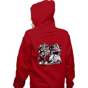 Secret_Shirts Zippered Hoodies, Unisex / Small / Red Old Friends