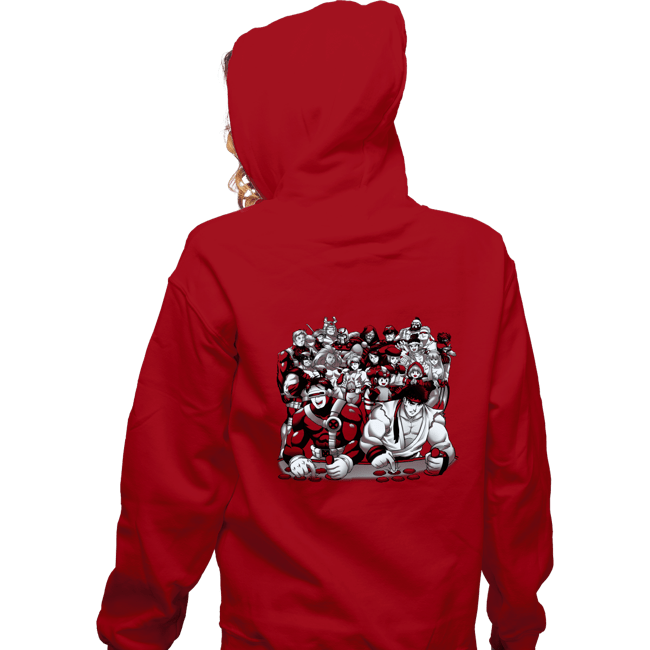 Secret_Shirts Zippered Hoodies, Unisex / Small / Red Old Friends