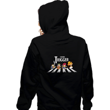 Load image into Gallery viewer, Daily_Deal_Shirts Zippered Hoodies, Unisex / Small / Black Chrono Trigger Road
