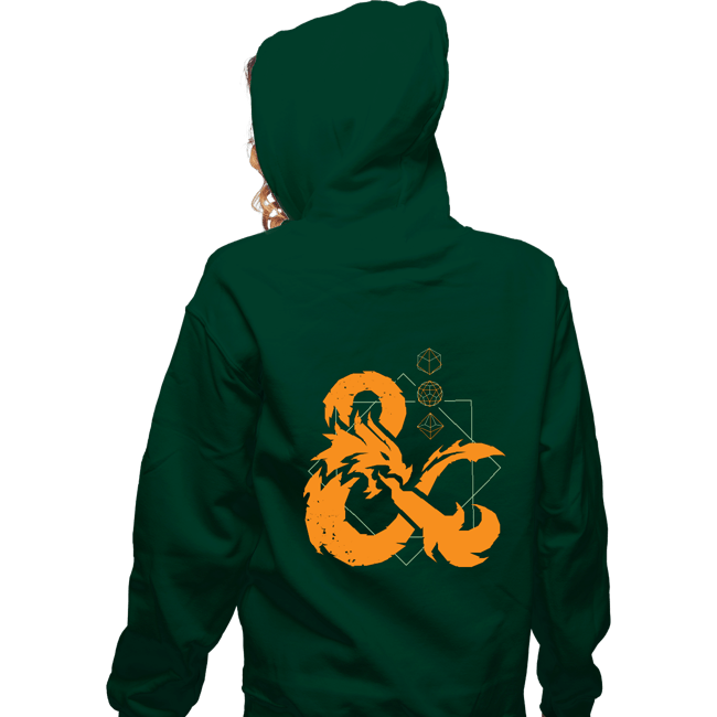 Daily_Deal_Shirts Zippered Hoodies, Unisex / Small / Irish Green Basements & Dragons