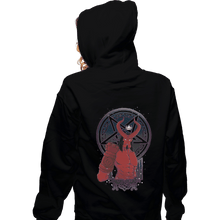 Load image into Gallery viewer, Shirts Zippered Hoodies, Unisex / Small / Black Infernal boy
