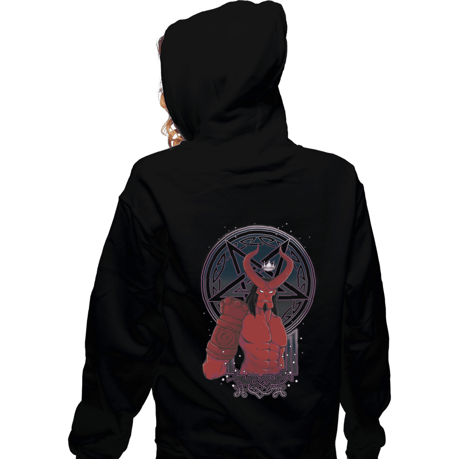 Shirts Zippered Hoodies, Unisex / Small / Black Infernal boy