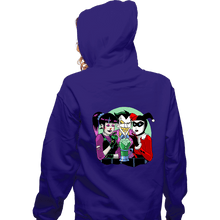 Load image into Gallery viewer, Shirts Zippered Hoodies, Unisex / Small / Violet Jokie
