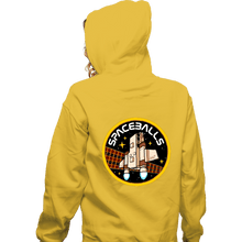 Load image into Gallery viewer, Daily_Deal_Shirts Zippered Hoodies, Unisex / Small / White Vintage Spaceballs
