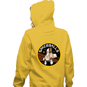 Daily_Deal_Shirts Zippered Hoodies, Unisex / Small / White Vintage Spaceballs
