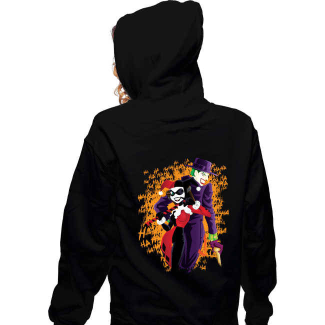 Daily_Deal_Shirts Zippered Hoodies, Unisex / Small / Black Mad Love