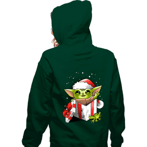 Daily_Deal_Shirts Zippered Hoodies, Unisex / Small / Irish Green The Force Of Christmas