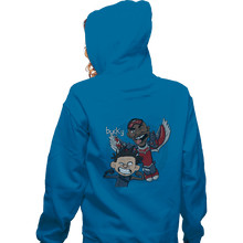 Load image into Gallery viewer, Shirts Zippered Hoodies, Unisex / Small / Royal Blue Bucky And Sam
